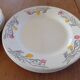 4 hollow plates and 4 old flat plates with floral decoration