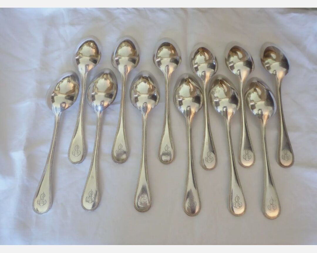 12 tablespoons Christofle