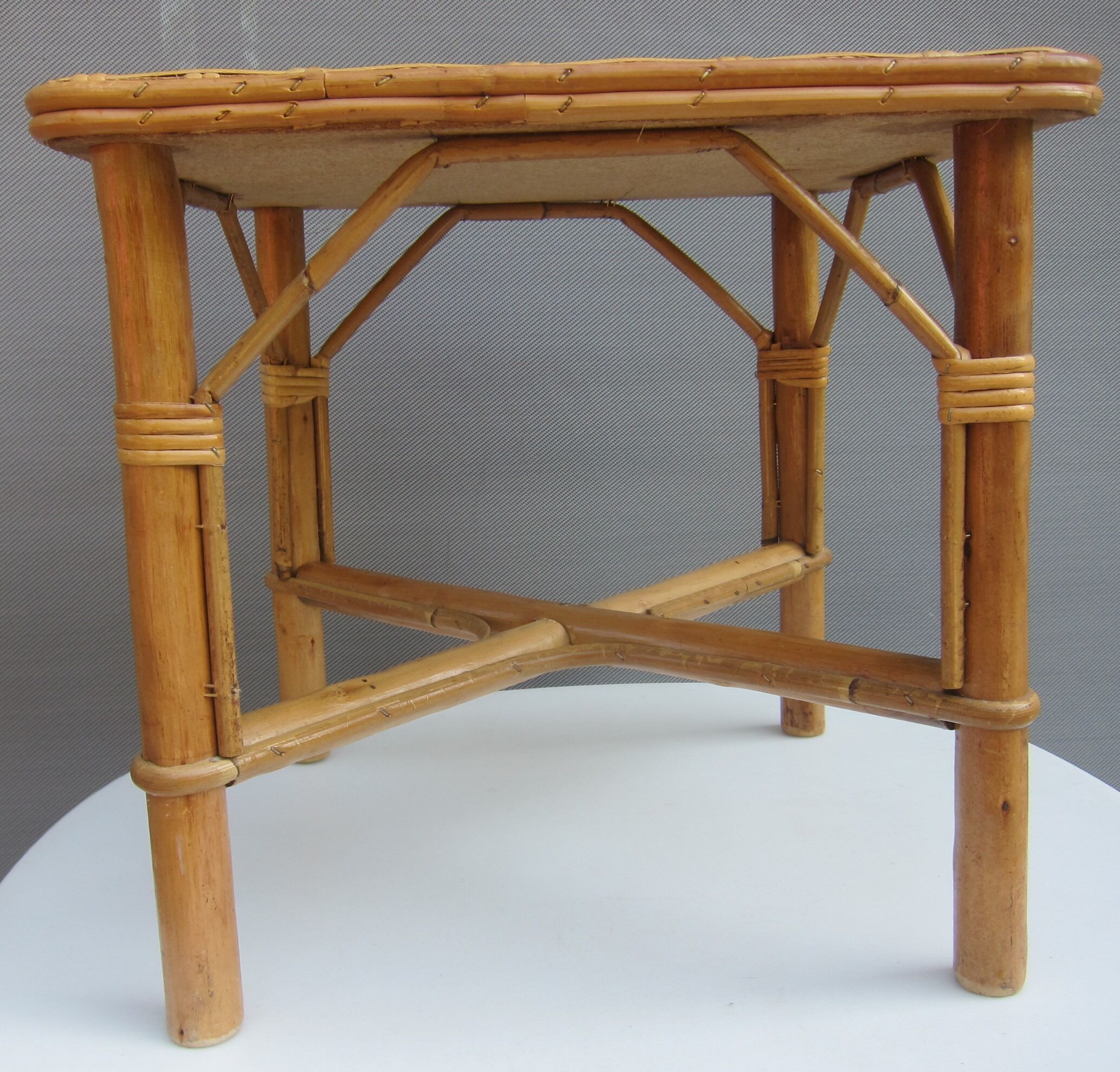 Square rattan coffee table