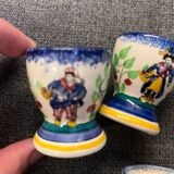 Set of 4 Henriot egg cups