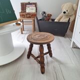 Vintage tripod stool