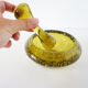 Green bubble glass ashtray 1960