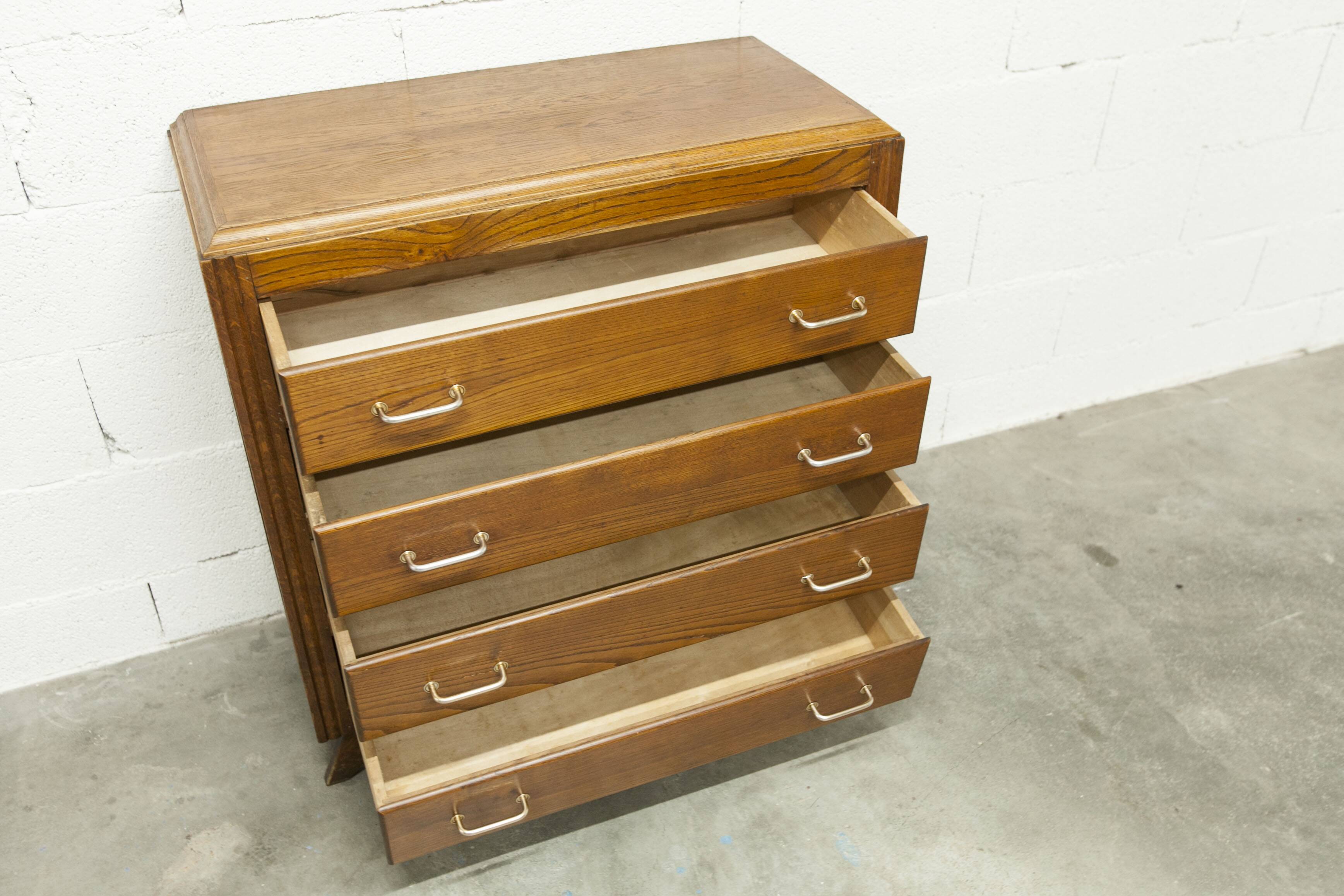 Commode 1930 art déco 86cm 4 tiroirs