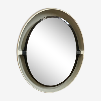Oval mirror design allibert year 70