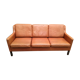 Sofa 3 places all Scandinavian design cognac leather