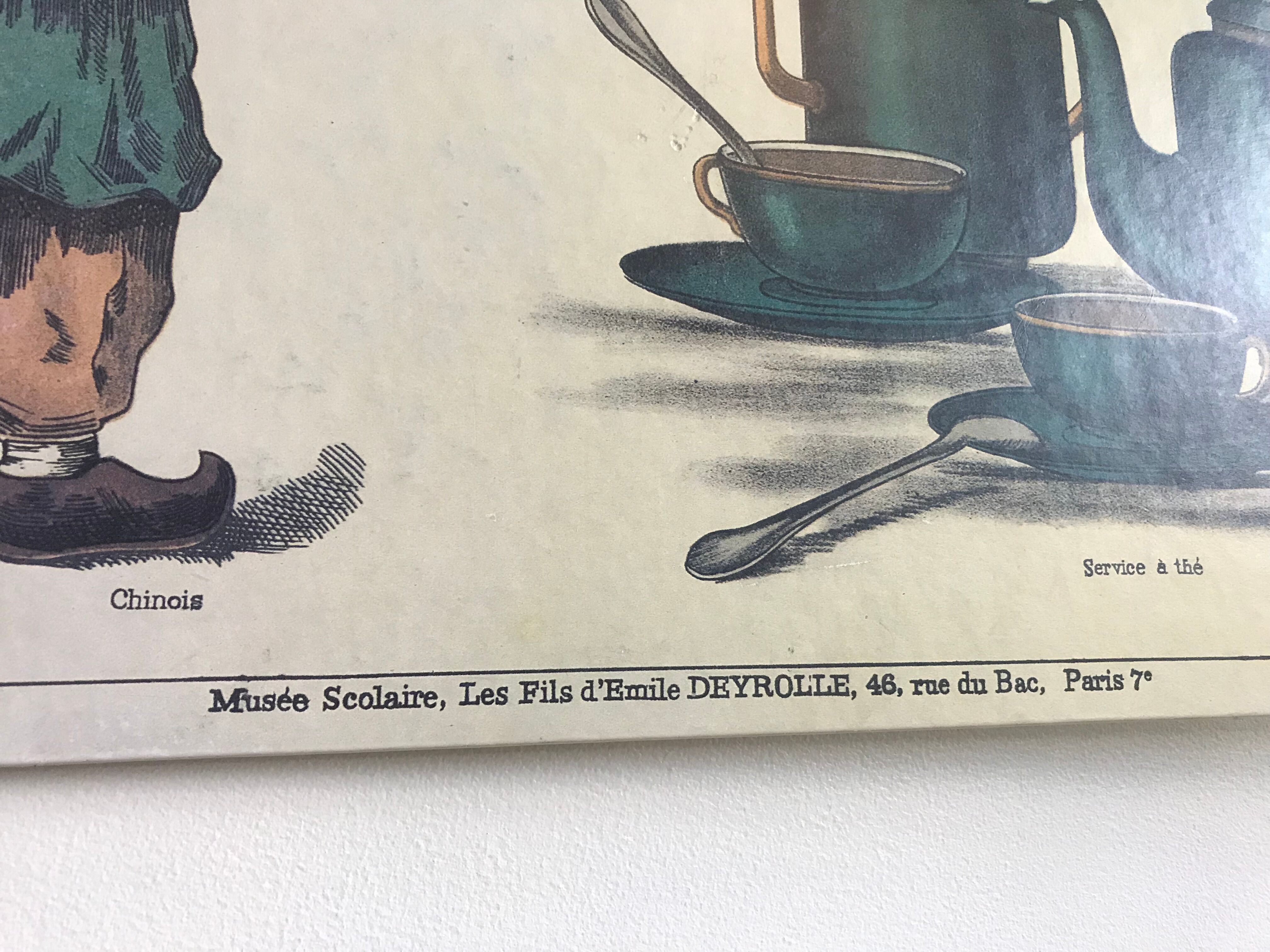 Cardboard poster "tea"