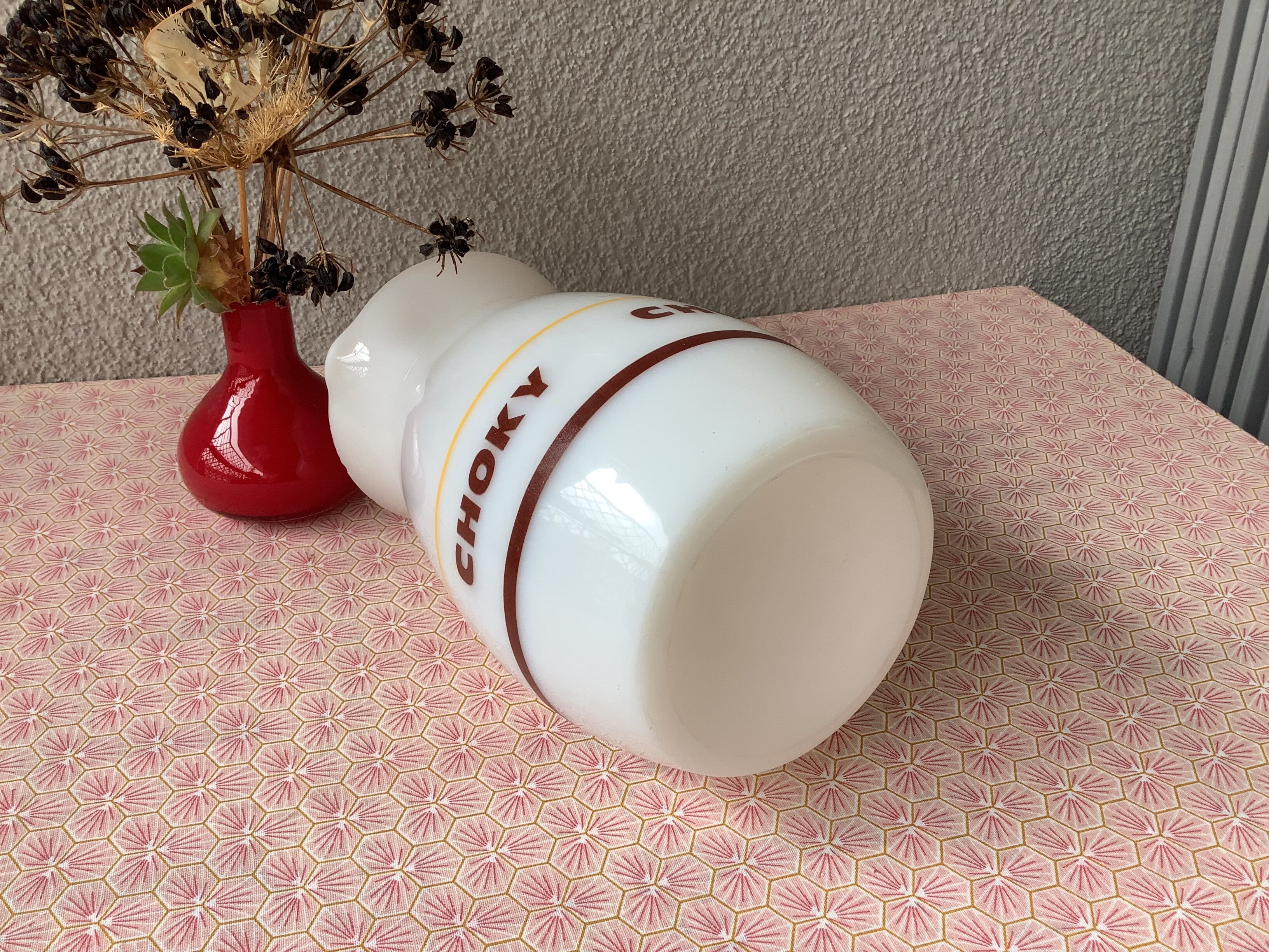 Pitcher Choky hot chocolate - opaline glass