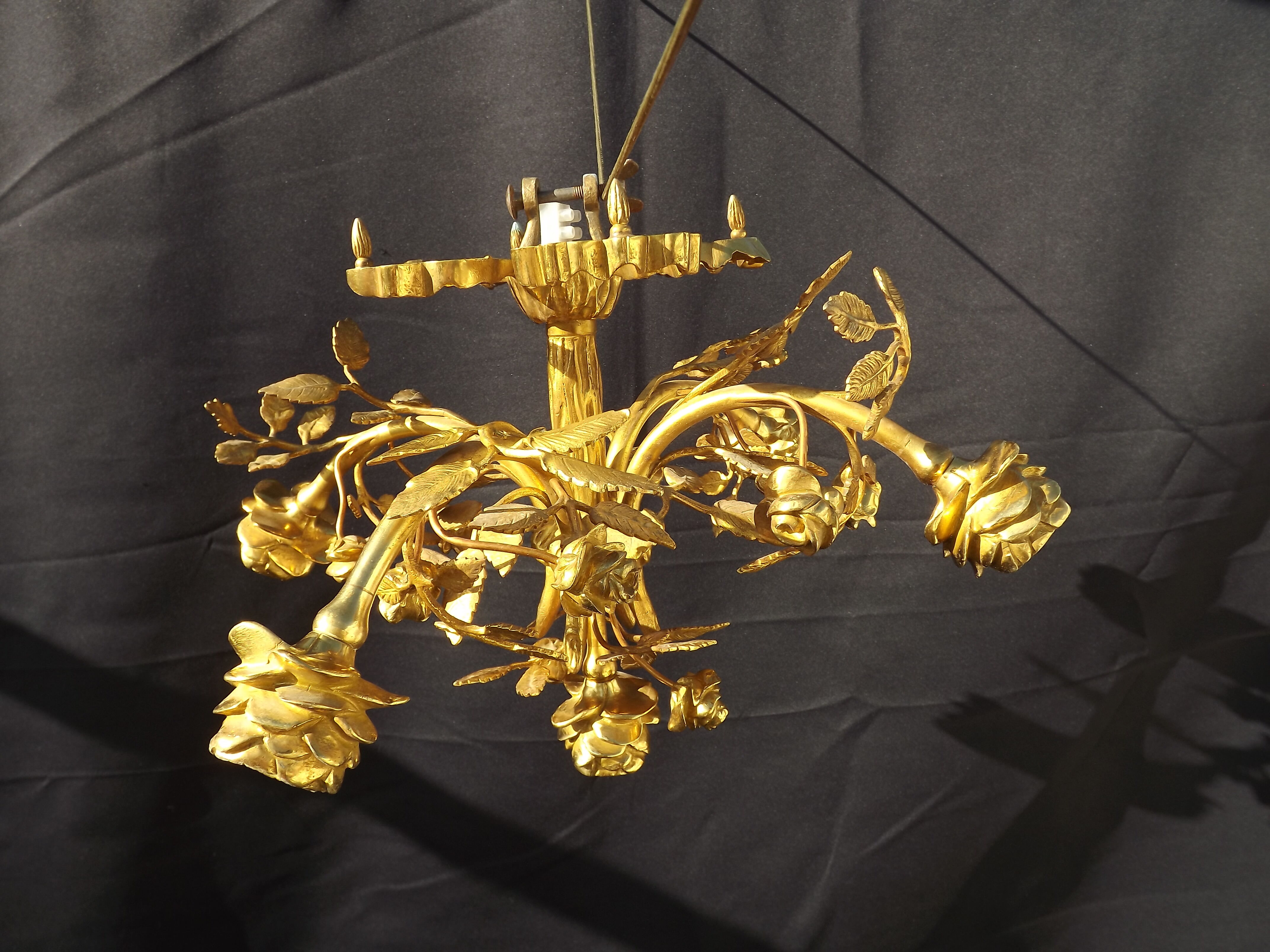 Bronze chandelier L XVI