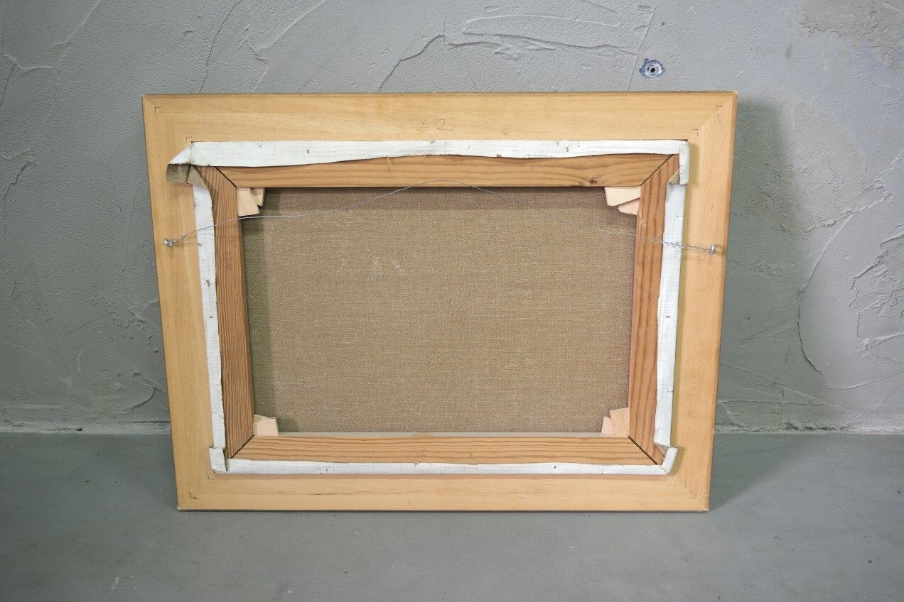 Fritz Kärfve (1880-1967) swedish modern landscape, 1960s, oil on canvas, framed