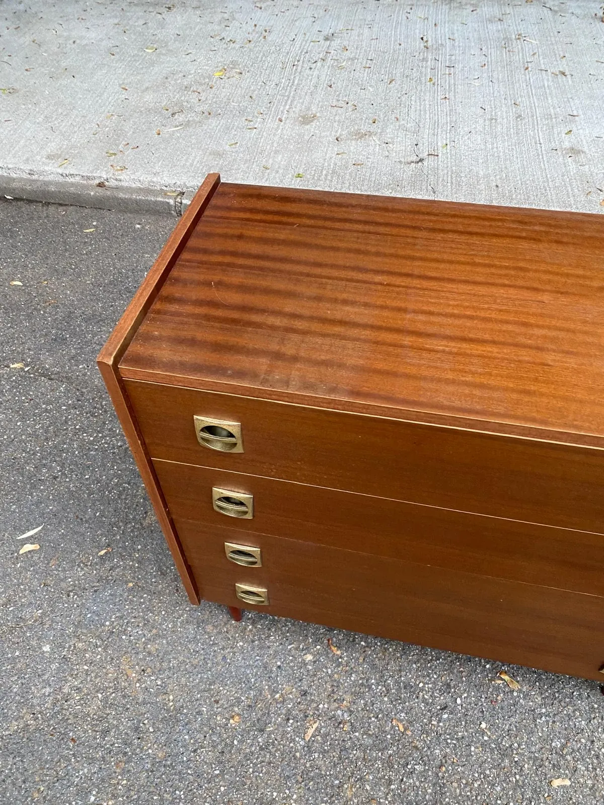 Mid-Century Scandinavian wooden chest of drawers 1960