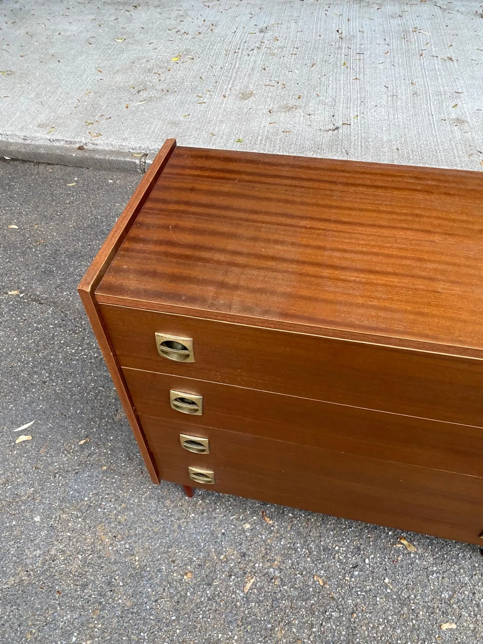 Mid-Century Scandinavian wooden chest of drawers 1960