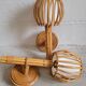 Paire d'appliques en rotin Louis Sognot