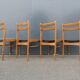 Set of 4 scandinavian chairs