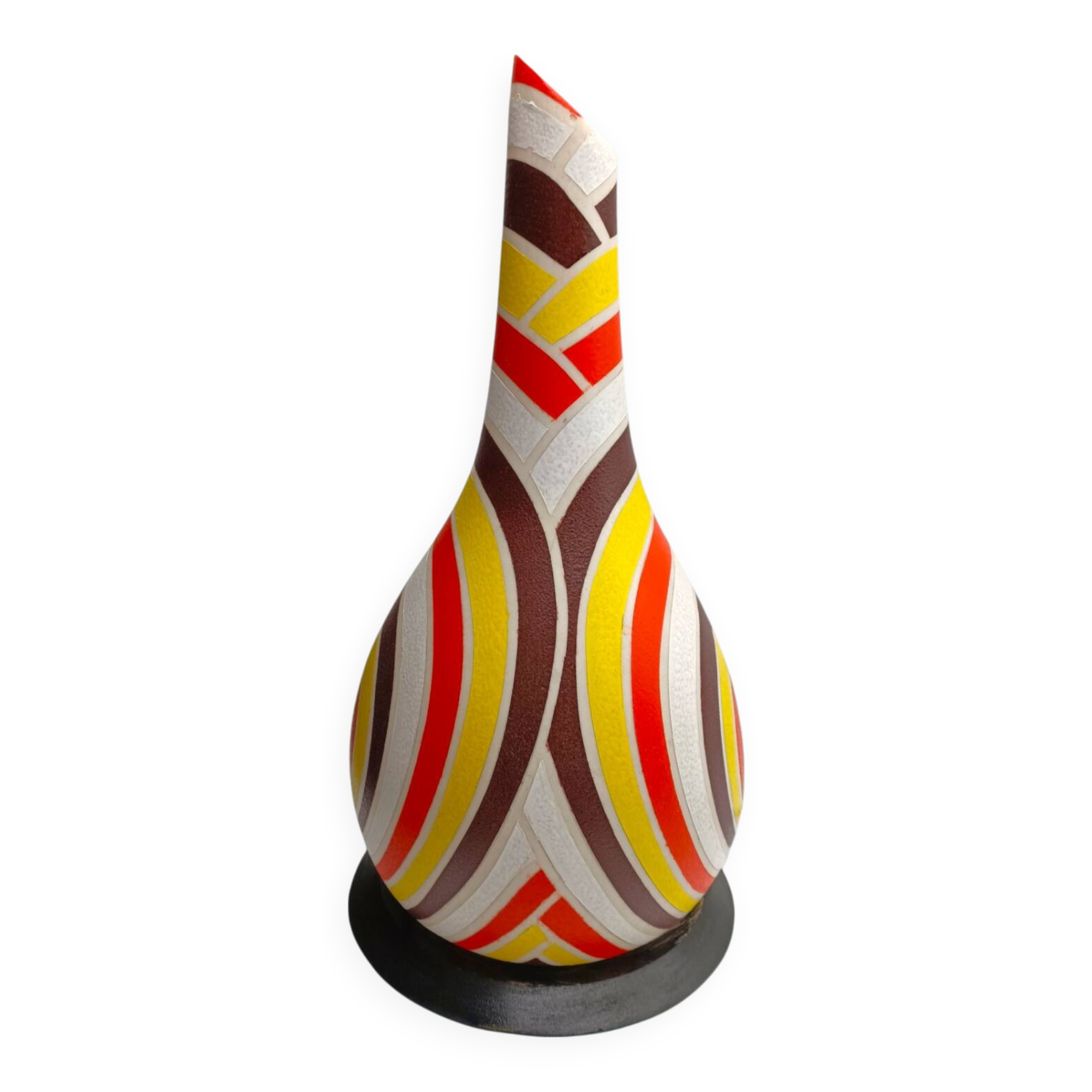 Vintage geometric lamp