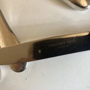 Set of 6 Cluny Christofle brasserie dessert knives