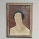 Original Swedish Oil On Canvas – “Portrait” By Fred – Dated 51