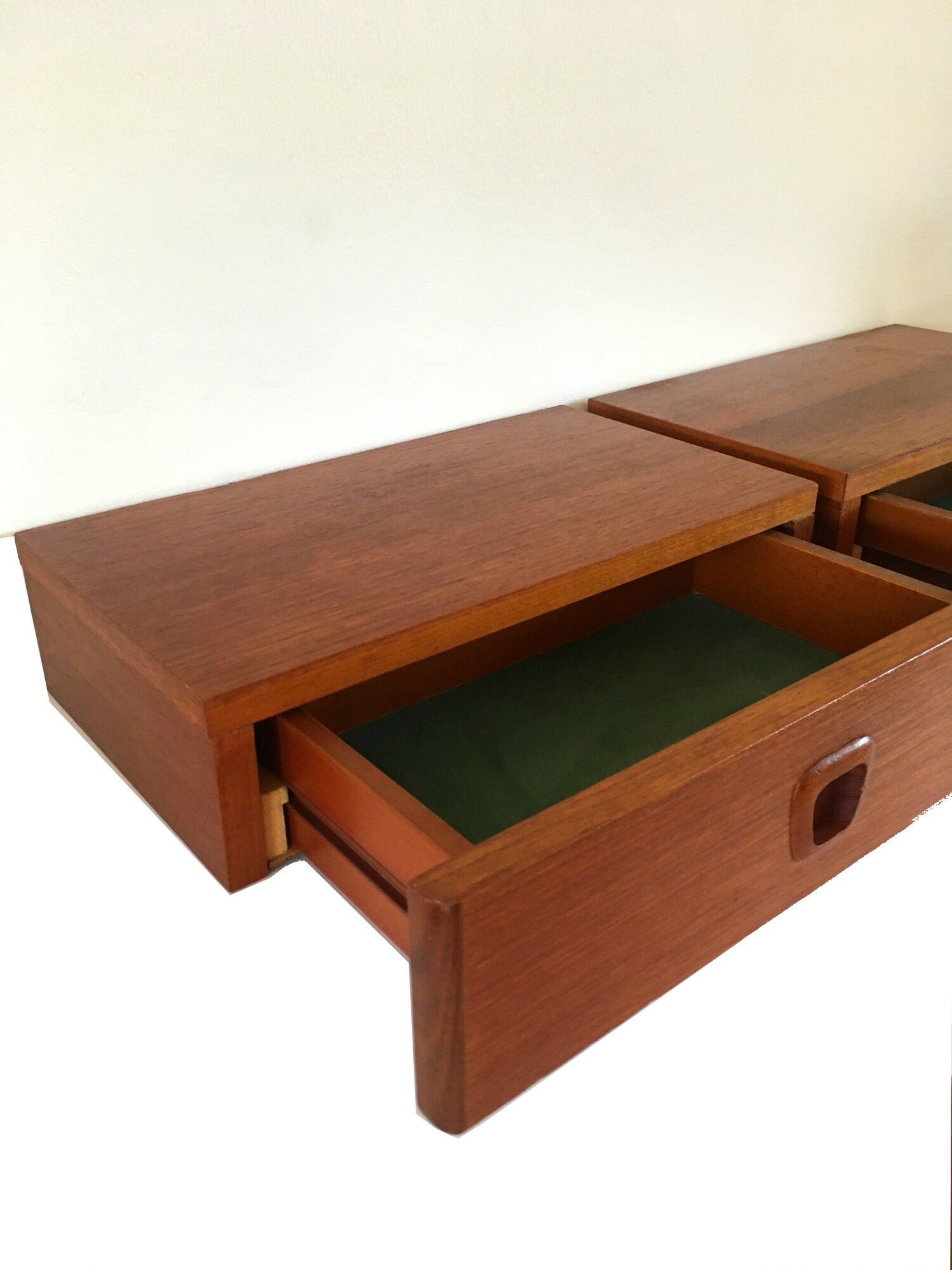 2 bedside to hang Scandinavian vintage 60s