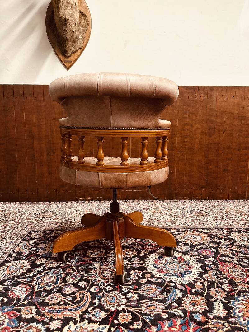 Chaise de bureau classique anglaise Chaise de bureau Captain Chair