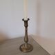 Simple brass candle holder