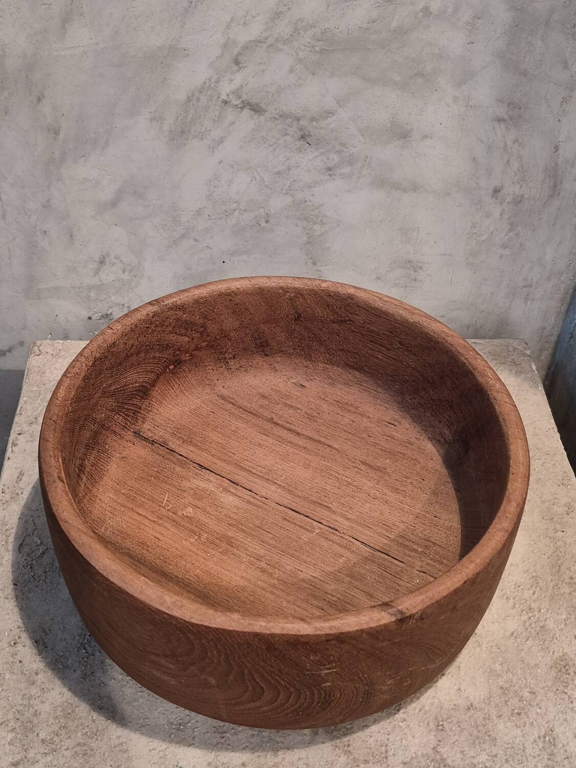 Coupe à fruits, saladier en teck