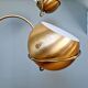 Brass eyeball floor lamp, by Gepo, 1960s-70s.