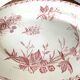 Oval dish in ancient earthenware
