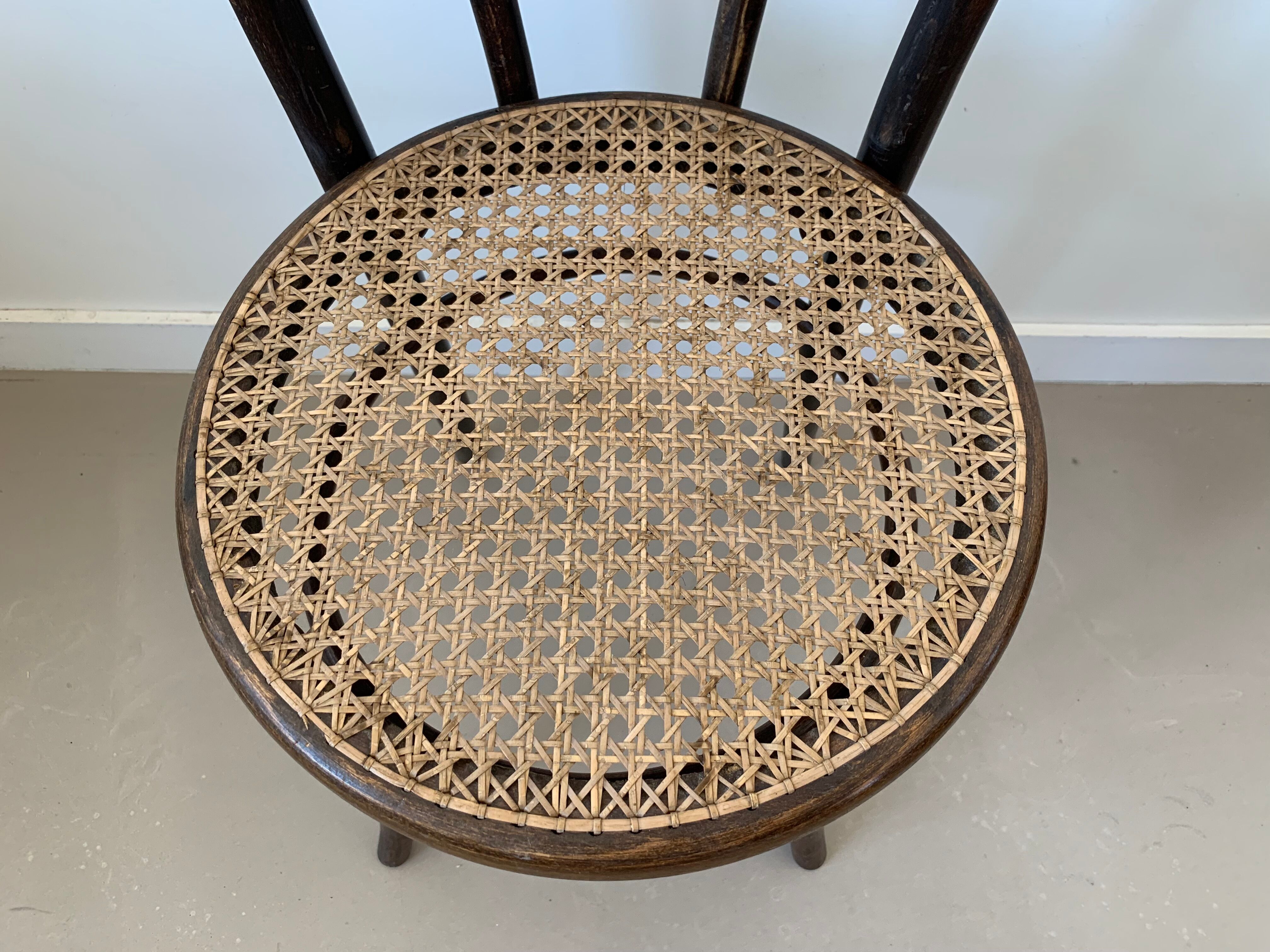 Antique Fischel bistro chair
