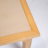 Coffe Table With Linoleum Surface Made With Beech Wood Frame By Magnus Olsen