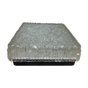 Applique carrée Holophane en verre