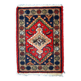 Tapis Vintage Hamadan en Laine, Années 1970, Élégance Authentique