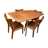 Ensemble de 4 chaises de salle à manger par G-plan, dans les années 50