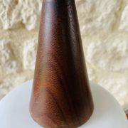 Scandinavian Pendant Lamp in Teak and Opaline, Circa 60´s
