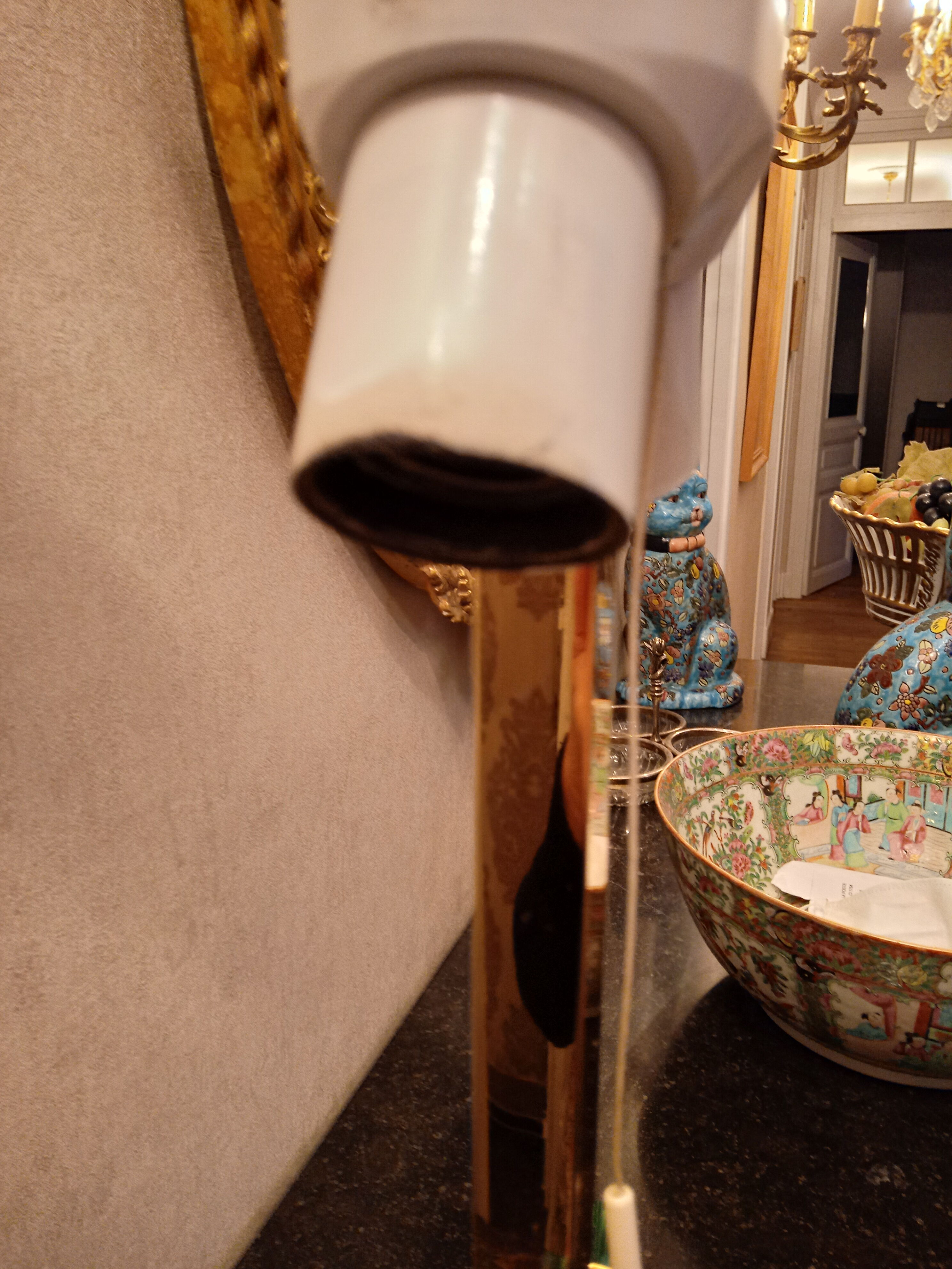 Pied de lampe années 80