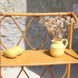 Etagère rotin vintage