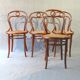 Set de 4 chaises Thonet n°31 vers 1880