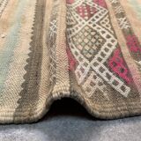 Moroccan kilim zayan rug - 340 x 167 cm