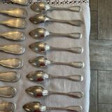 Set of christofle cutlery, Model Chinon pointed tip