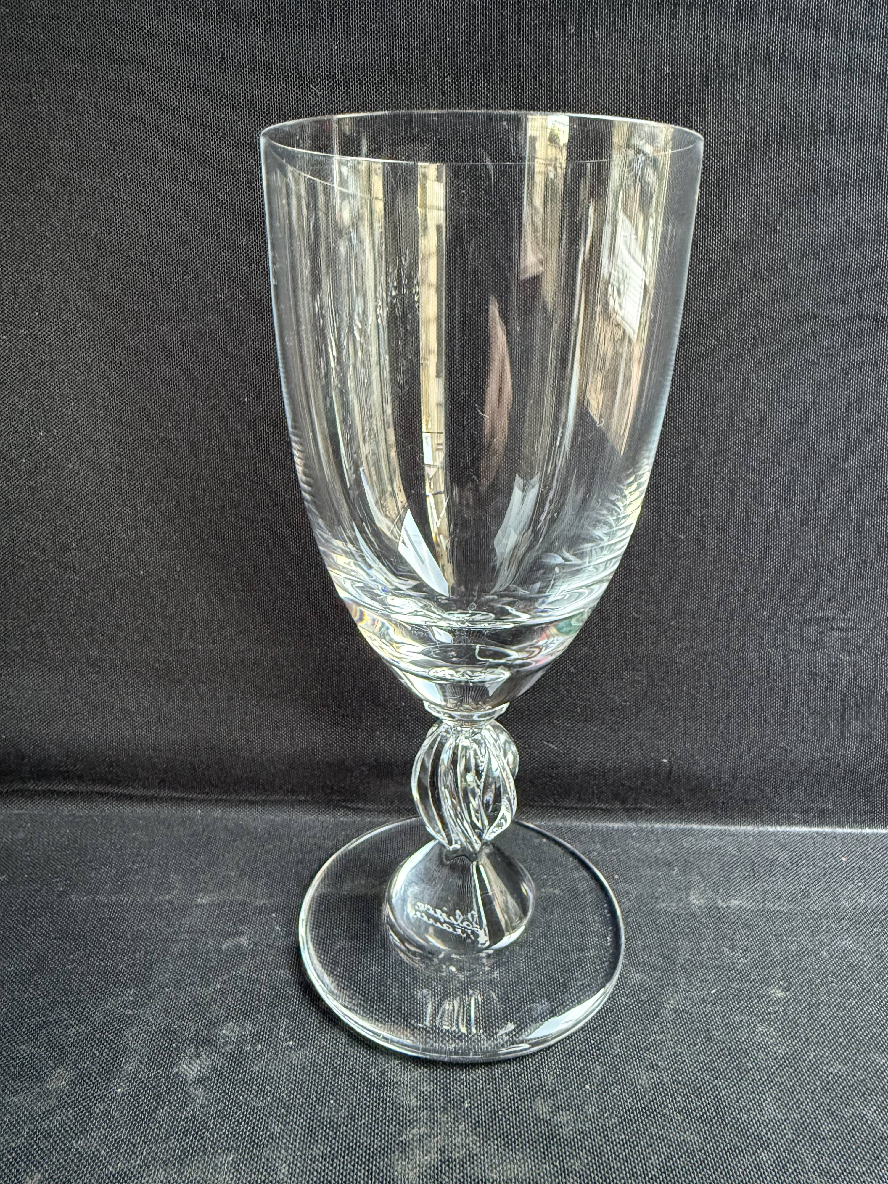 9 Verres Fréjus n°4 by Lalique France