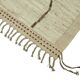 Tapis turc rustique tissé à la main en laine beige 257 cm x 301 cm