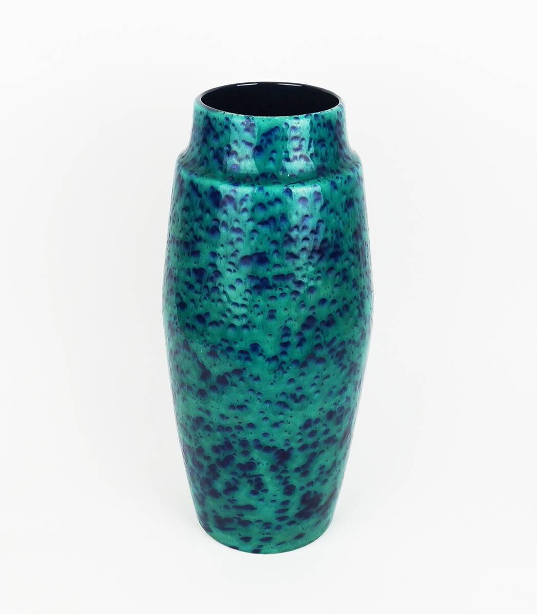 Large fat lava ceramic vase by the Scheurich factory