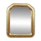 Golden wooden mirror in the style of Mecca - Italy late 1800s