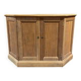 Small auxiliary buffet in sandblasted walnut - 1950s design