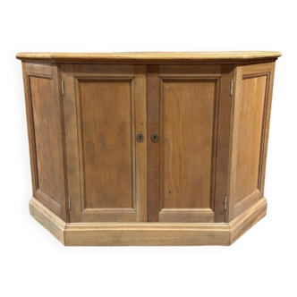 Small auxiliary buffet in sandblasted walnut - 1950s design