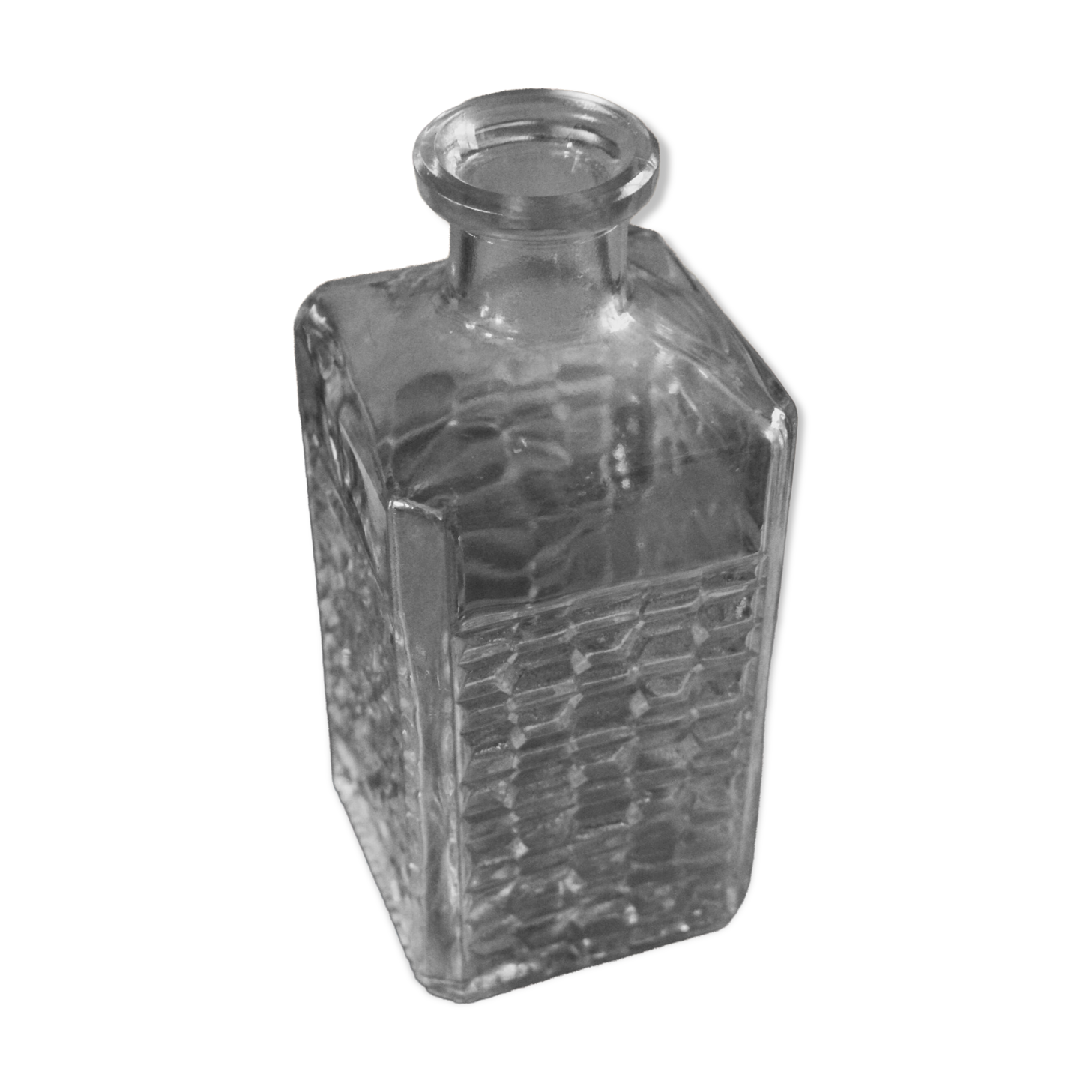 Carafe verre ciselé whisky eau vase vintage