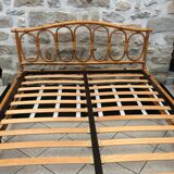 Rattan bed