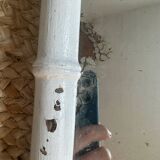 Ancien miroir en bois forme bambou