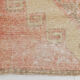 Red & beige vintage runner rug