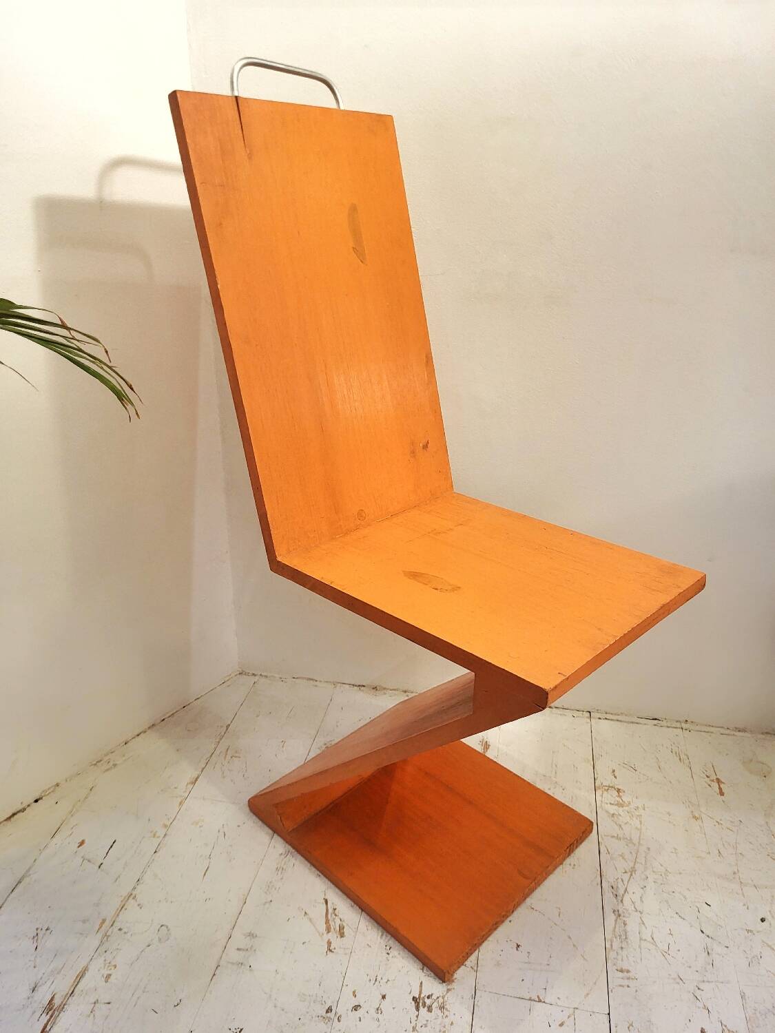 Wooden Zig Zag Chair