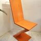Wooden Zig Zag Chair
