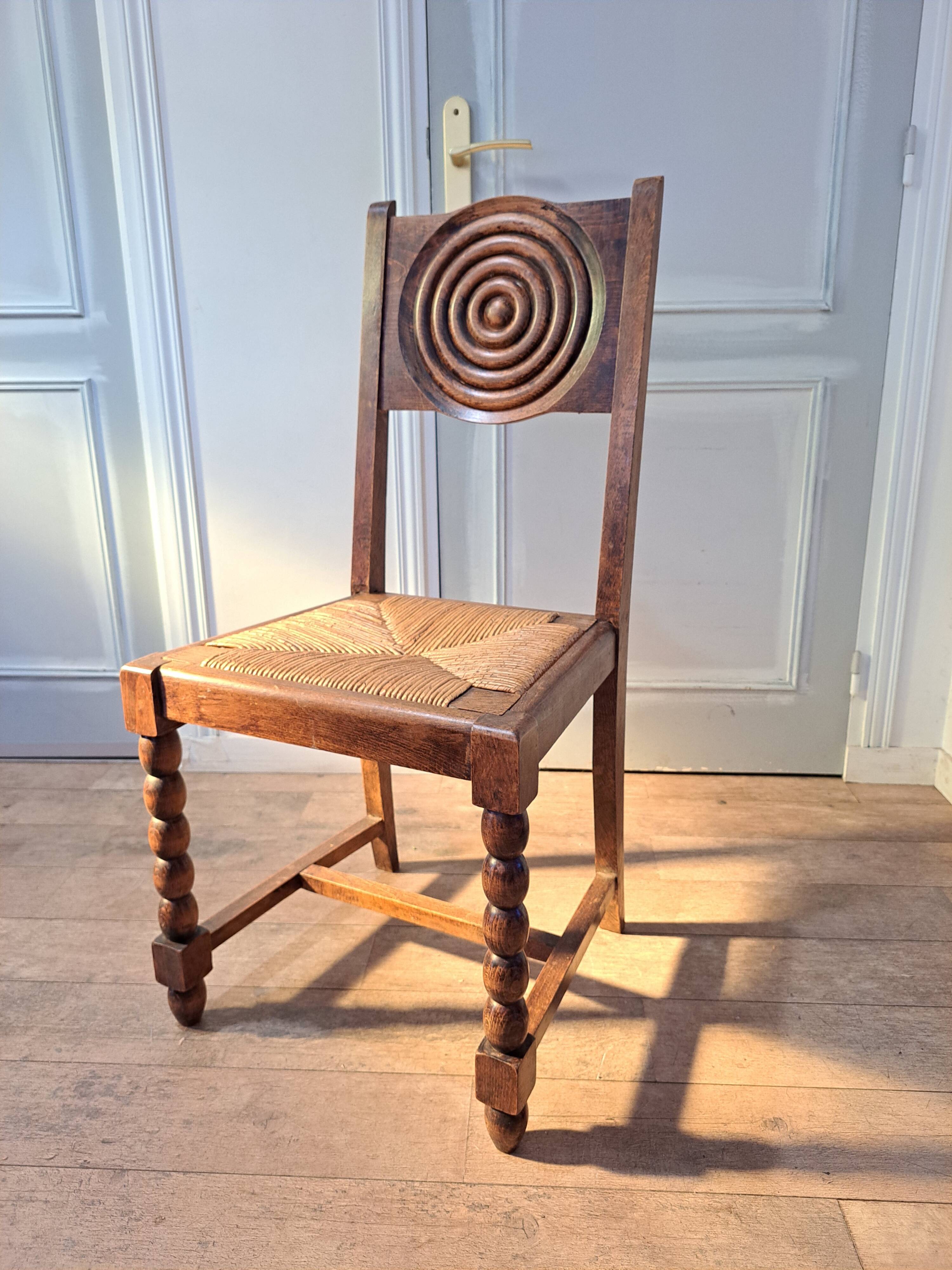 6 arts and crafts chairs